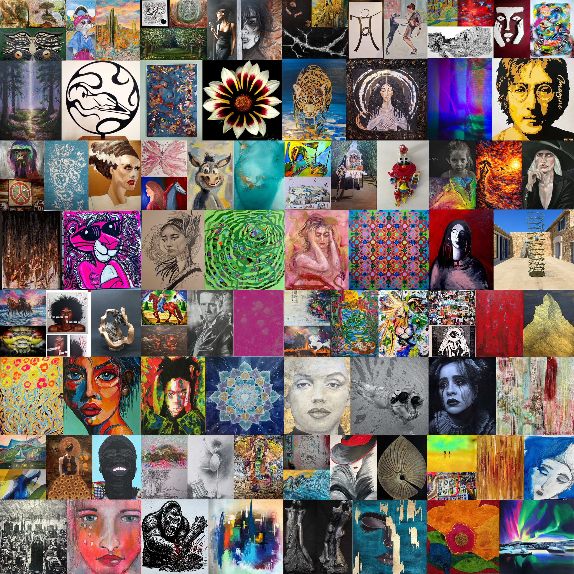 ART OF 100 — Collage 1