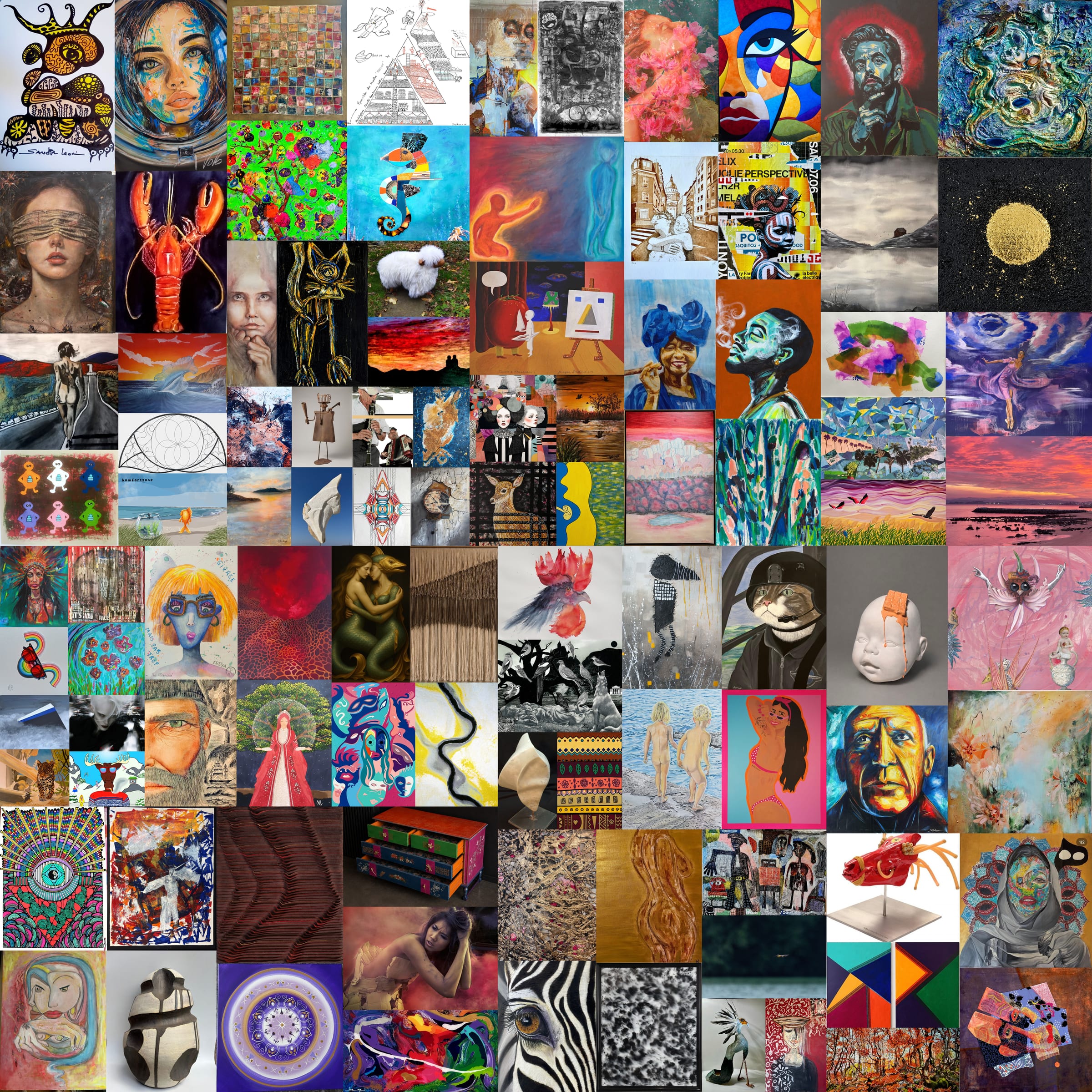 ART OF 100 — Collage 9